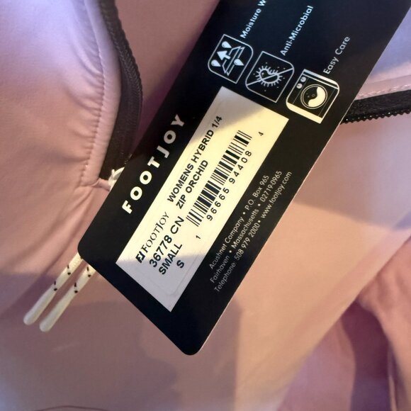 Hybrid Quarter-Zip Women Color Orchid Size Small - Picture 7 of 9